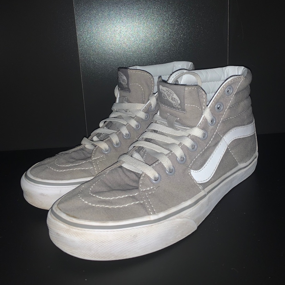 Grey Hightop Skater Vans Size 8